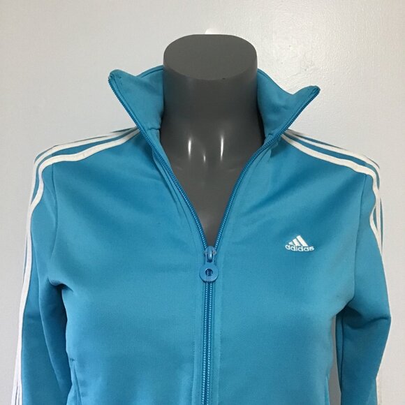 Adidas Old School Track Jacket Full Zip Size S - Picture 2 of 11